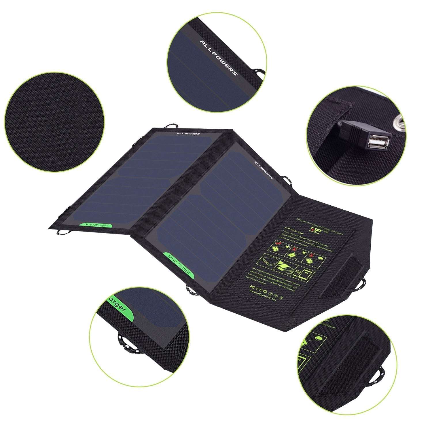 ALLPOWERS Cargador solar 5V 10W - Image 5