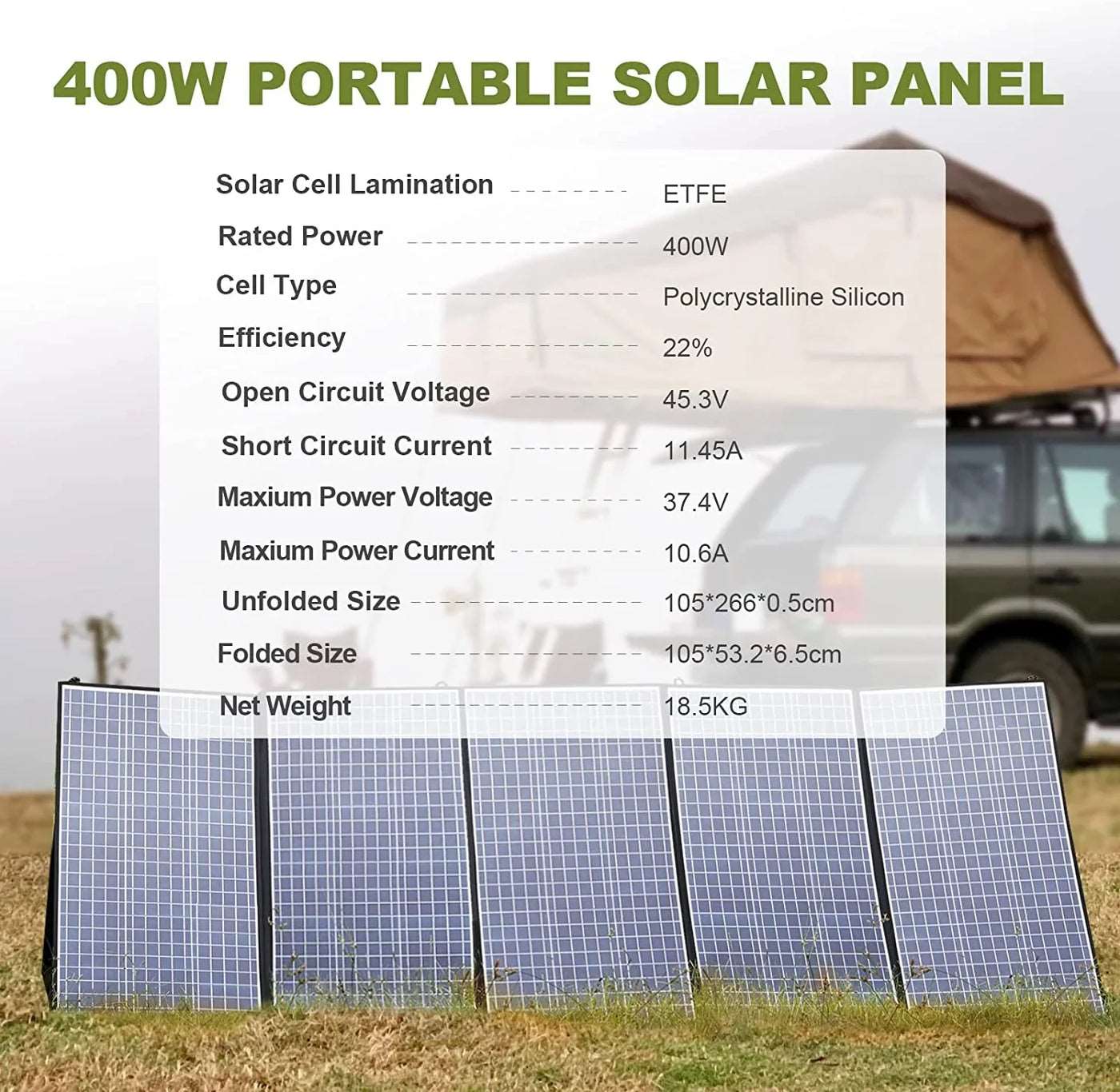 ALLPOWERS Generador Solar 1800W (R1500 + SP037 Panel Solar 400W ) - Image 6