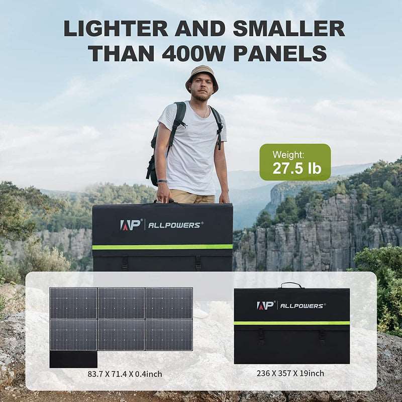 ALLPOWERS Generador Solar 1800W (R1500 + SP039 Panel Solar 600W ) - Image 6
