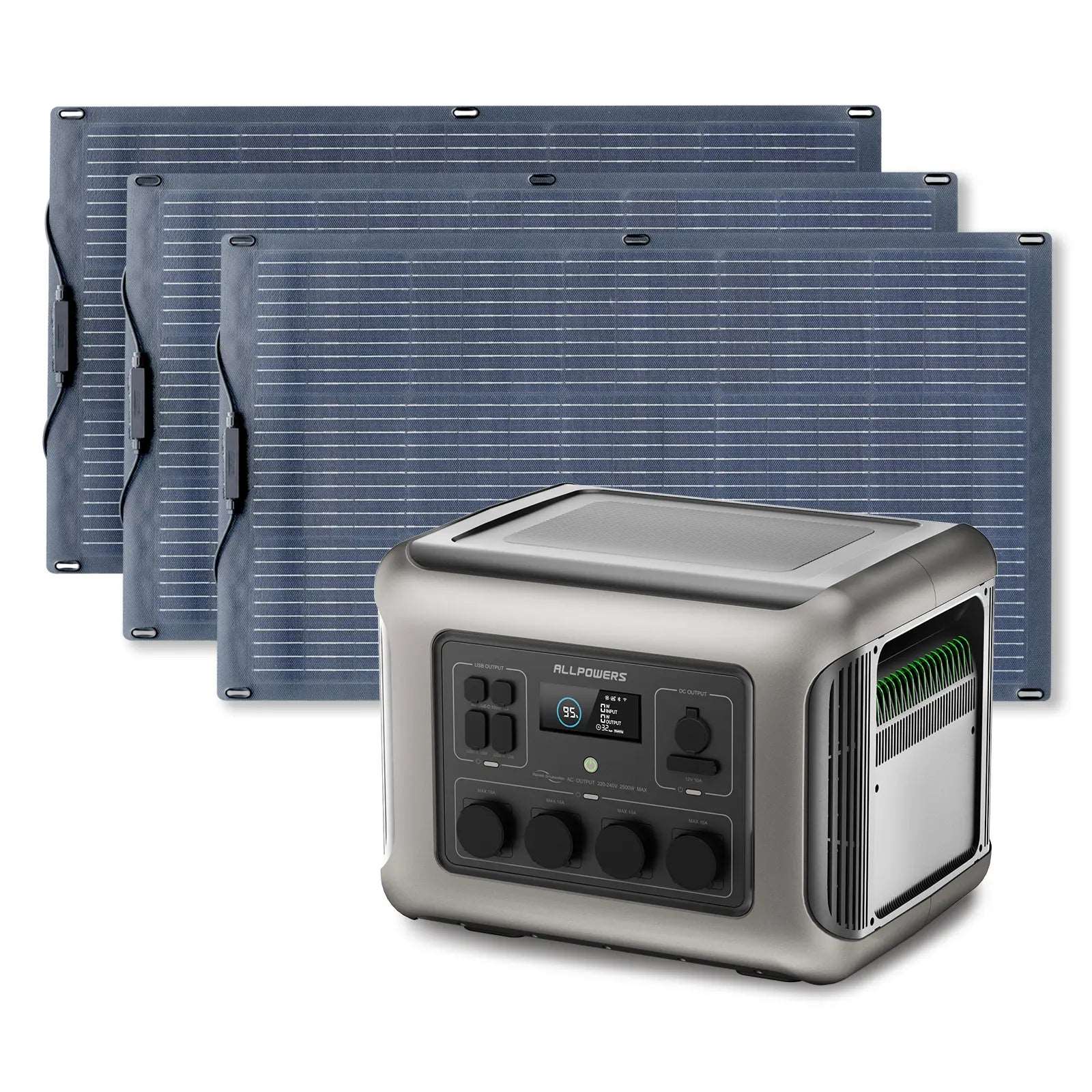 ALLPOWERS Generador Solar 2500W (R2500\R2500 V2 + SF100 Panel Solar Flexible 100W) - Image 12