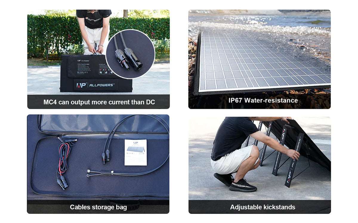 ALLPOWERS Generador Solar 2500W (R2500\R2500 V2 + SP037 Panel Solar 400W) - Image 9