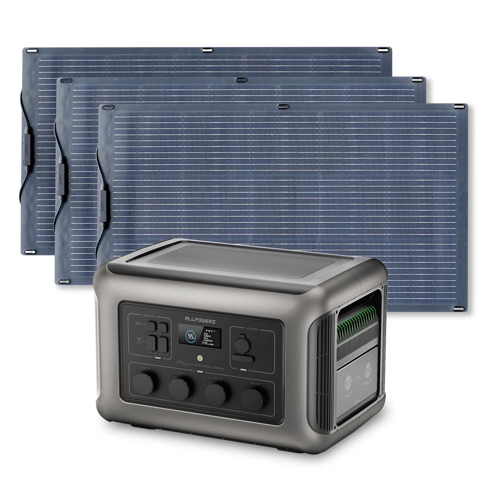 ALLPOWERS Generador Solar 3500W ( R3500 + SF100 Panel Solar Flexible 100W) - Image 11