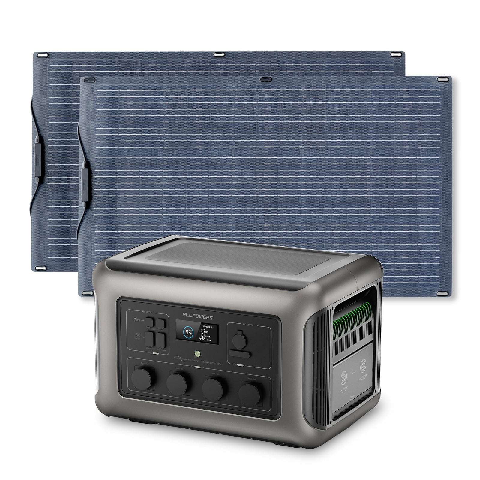 ALLPOWERS Generador Solar 3500W ( R3500 + SF100 Panel Solar Flexible 100W) - Image 13
