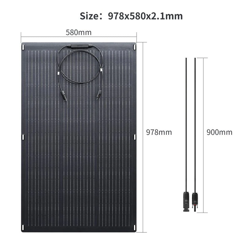 ALLPOWERS Generador Solar 3500W ( R3500 + SF100 Panel Solar Flexible 100W) - Image 7