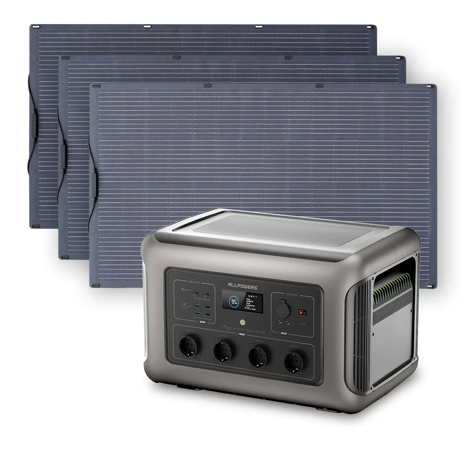 ALLPOWERS Generador Solar 3500W (R3500 + SF200 Panel Solar Flexible 200W) - Image 12