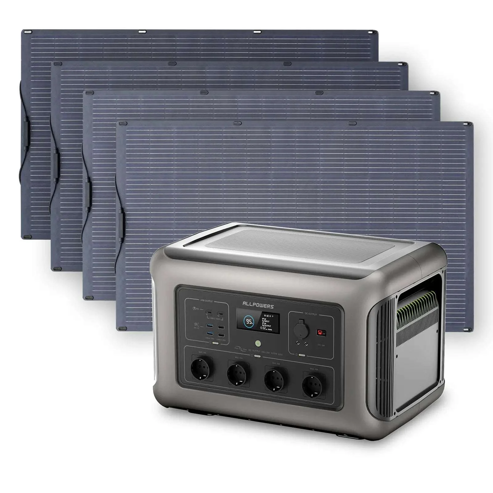 ALLPOWERS Generador Solar 3500W (R3500 + SF200 Panel Solar Flexible 200W) - Image 13