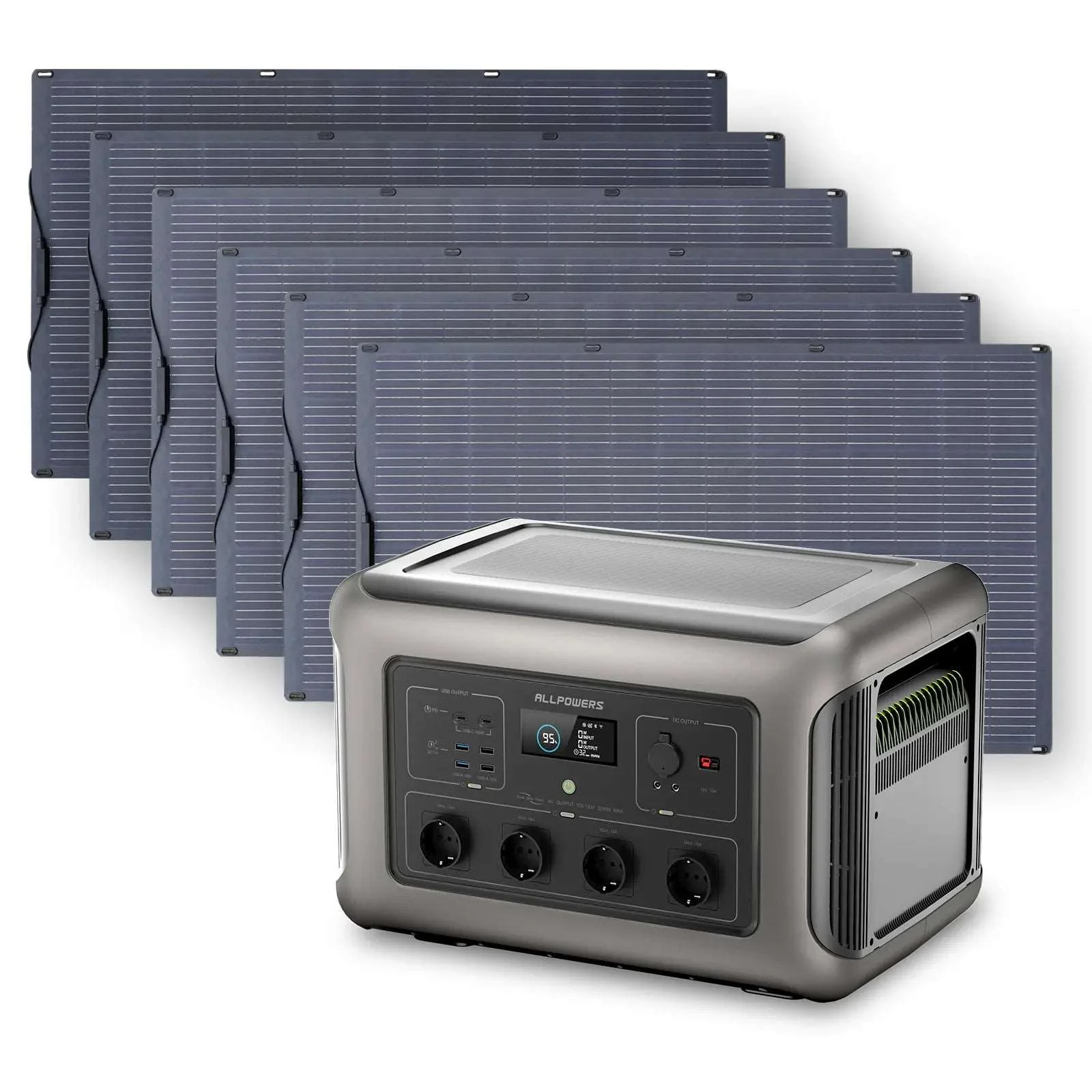 ALLPOWERS Generador Solar 3500W (R3500 + SF200 Panel Solar Flexible 200W) - Image 14
