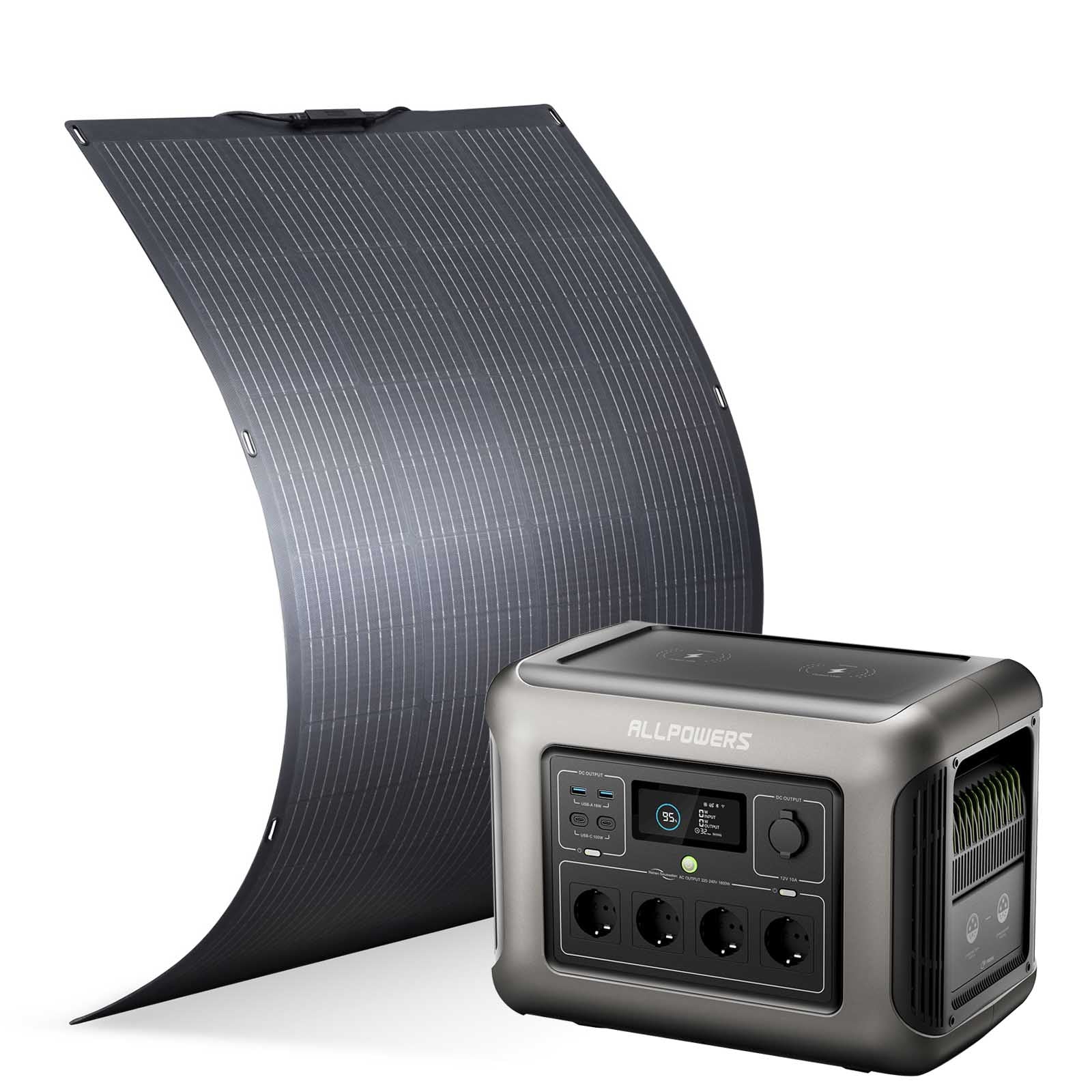 ALLPOWERS R1500 Estación de Energía Portátil 1800W 1152Wh LiFeP04 Batería - Image 14