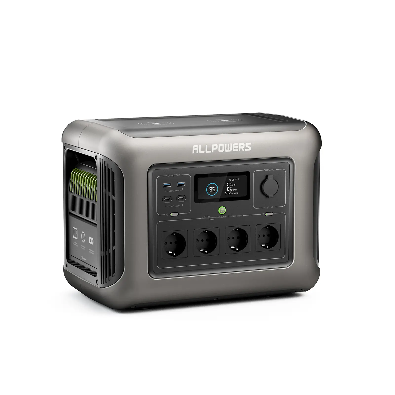 ALLPOWERS R1500 Estación de Energía Portátil 1800W 1152Wh LiFeP04 Batería - Image 3