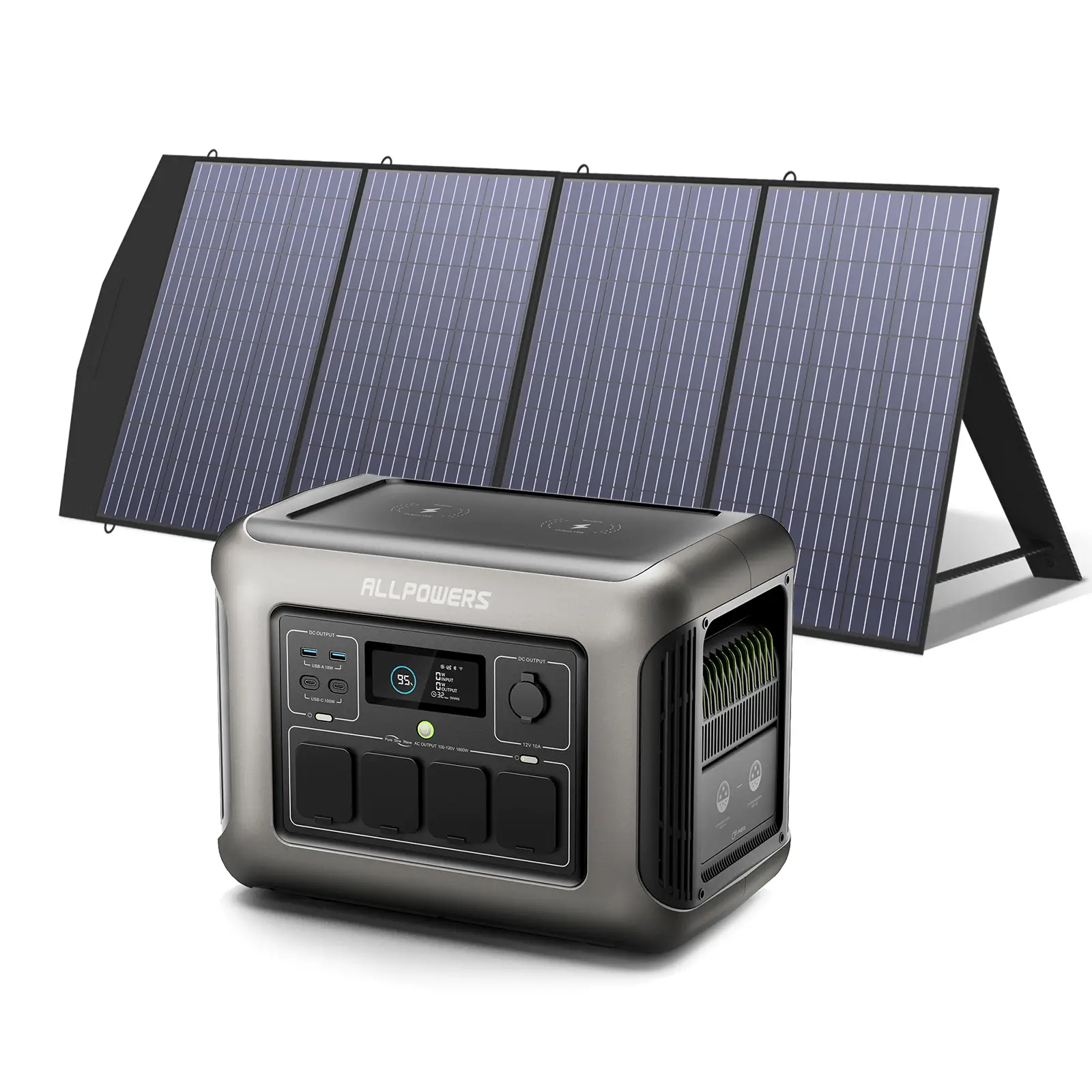 ALLPOWERS R1500 Estación de Energía Portátil 1800W 1152Wh LiFeP04 Batería - Image 7