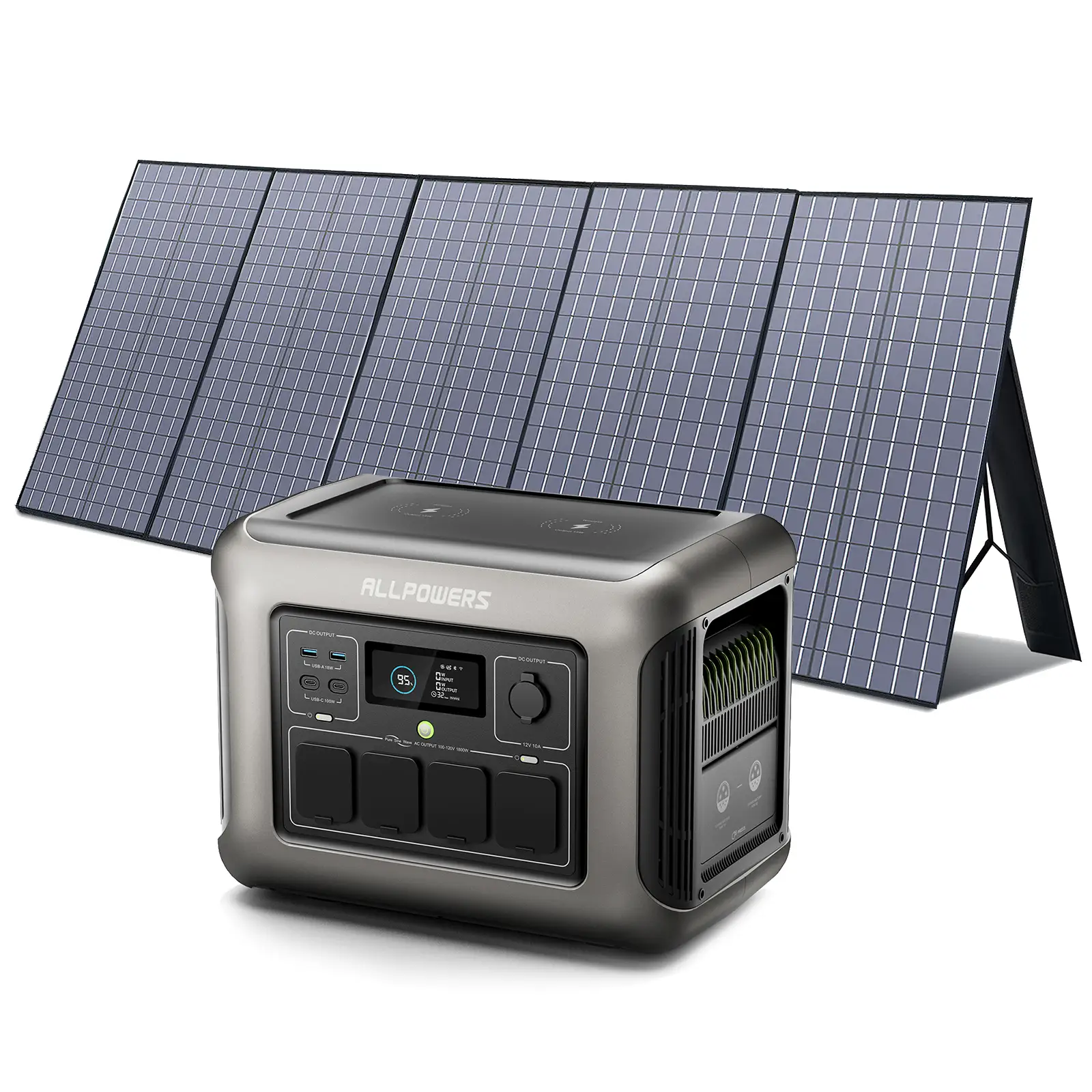 ALLPOWERS R1500 Estación de Energía Portátil 1800W 1152Wh LiFeP04 Batería - Image 8