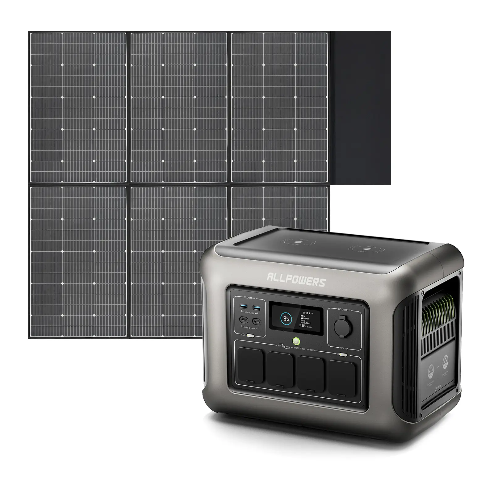 ALLPOWERS R1500 Estación de Energía Portátil 1800W 1152Wh LiFeP04 Batería - Image 9