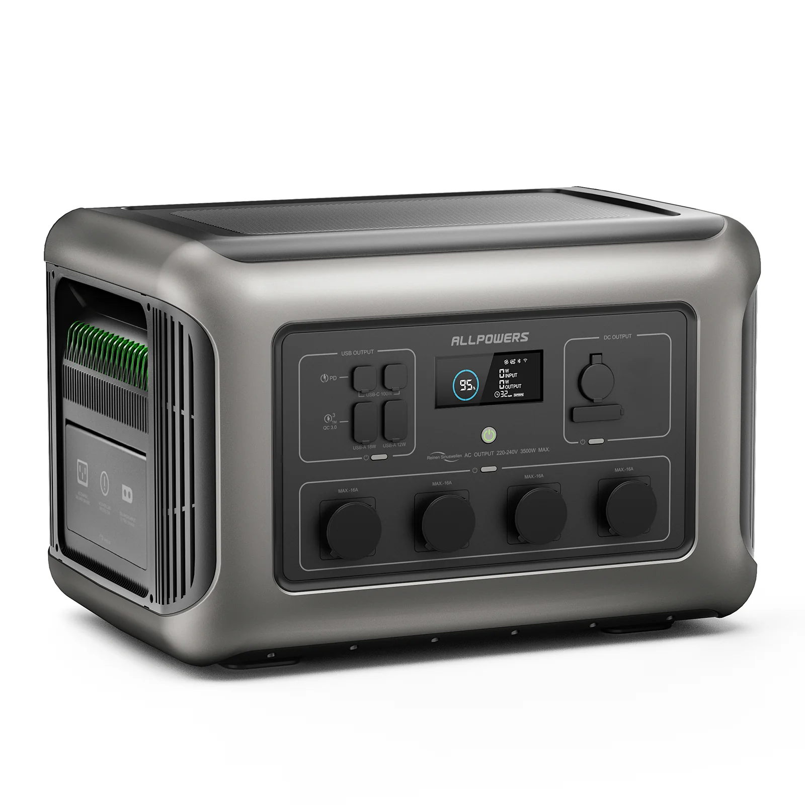 ALLPOWERS R3500 Estación de Energía Portátil Respaldo para el Hogar 3500W 3168Wh - Image 3