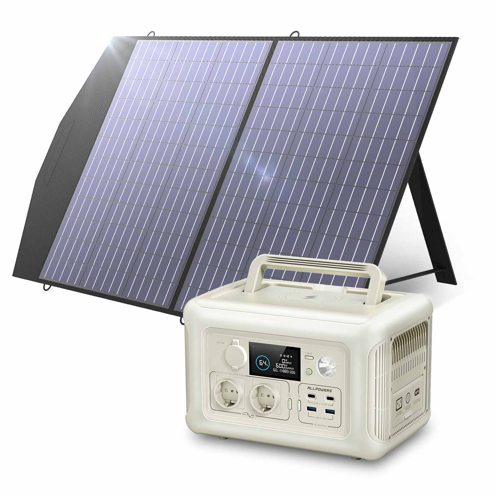 ALLPOWERS R600 Estación de Energía Portátil 600W 299Wh Batería LiFeP04 - Image 7
