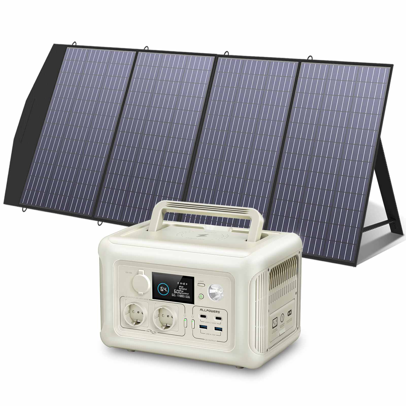 ALLPOWERS R600 Estación de Energía Portátil 600W 299Wh Batería LiFeP04 - Image 10