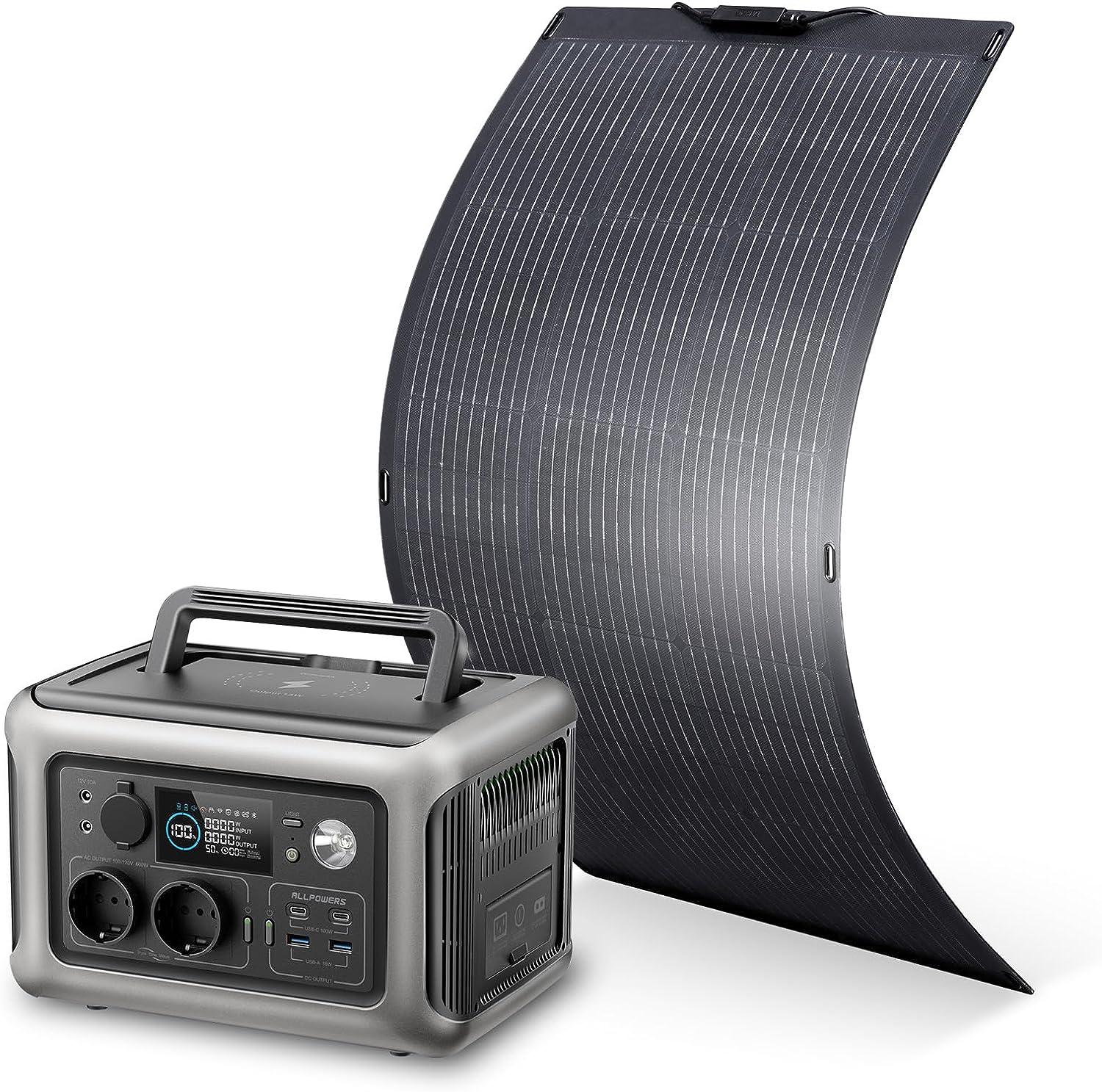 ALLPOWERS R600 Estación de Energía Portátil 600W 299Wh Batería LiFeP04 - Image 11