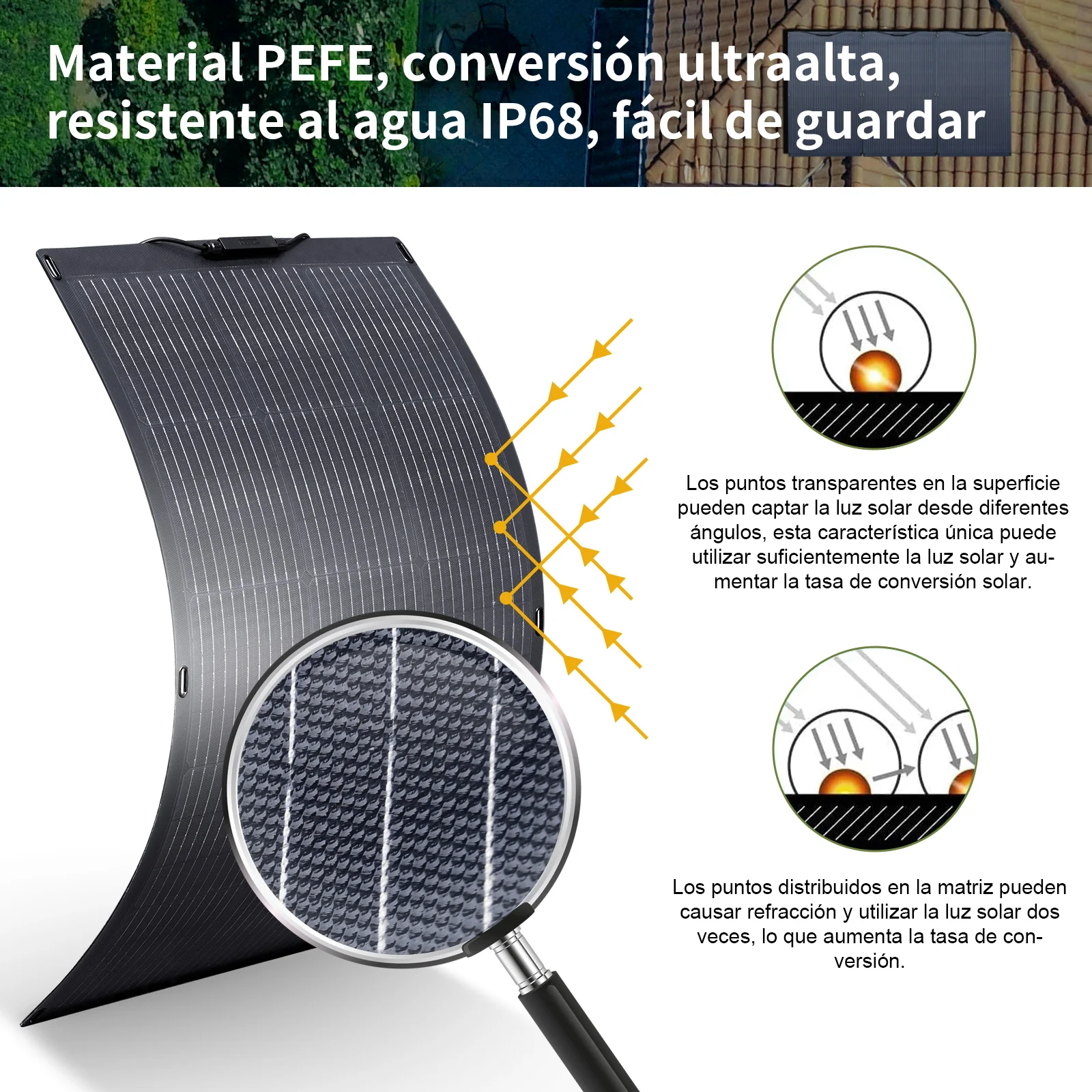 ALLPOWERS SF100 Placa Solar Flexible 100W - Image 7