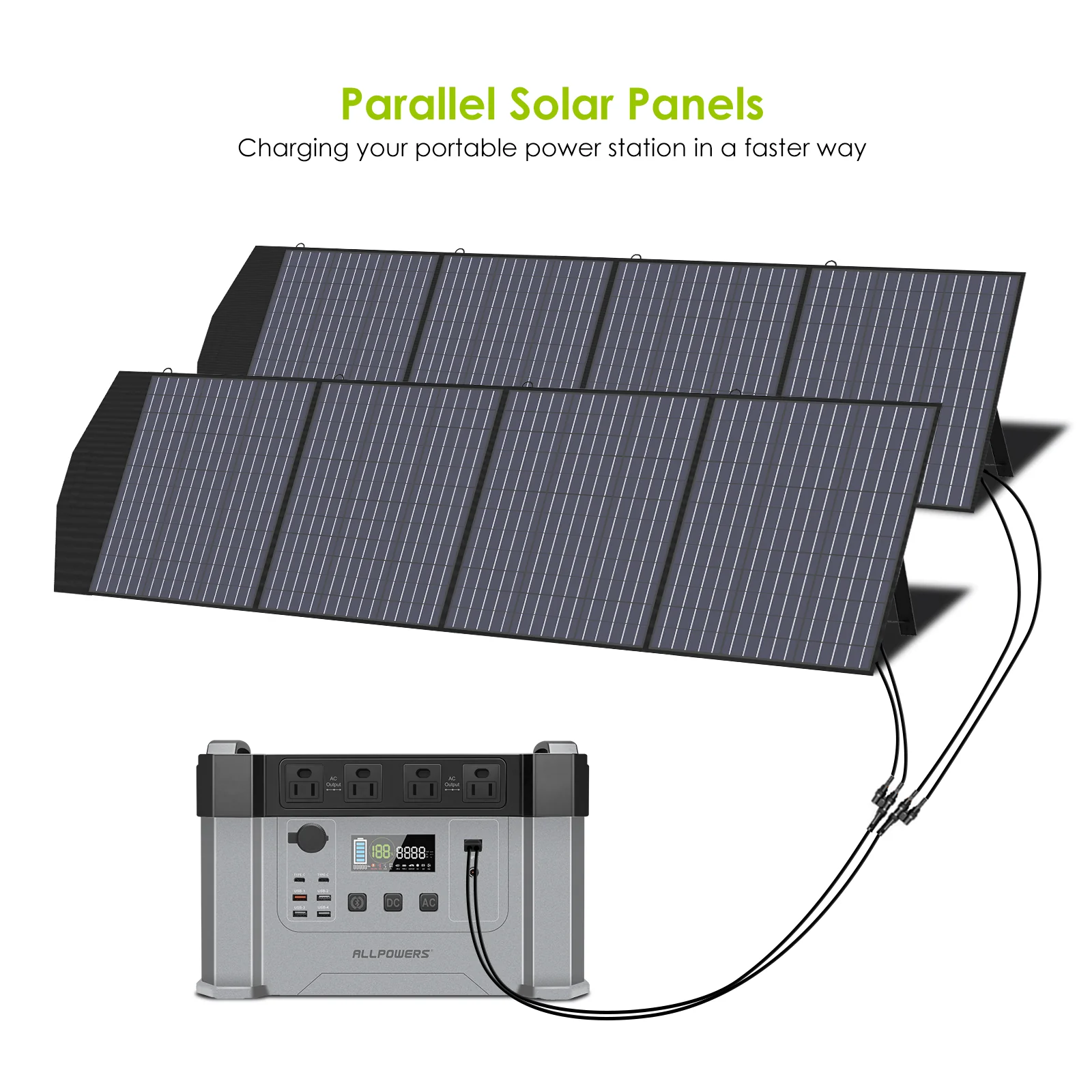 ALLPOWERS SP033 Placa Solar Portátil Monocristalino 200W - Image 7